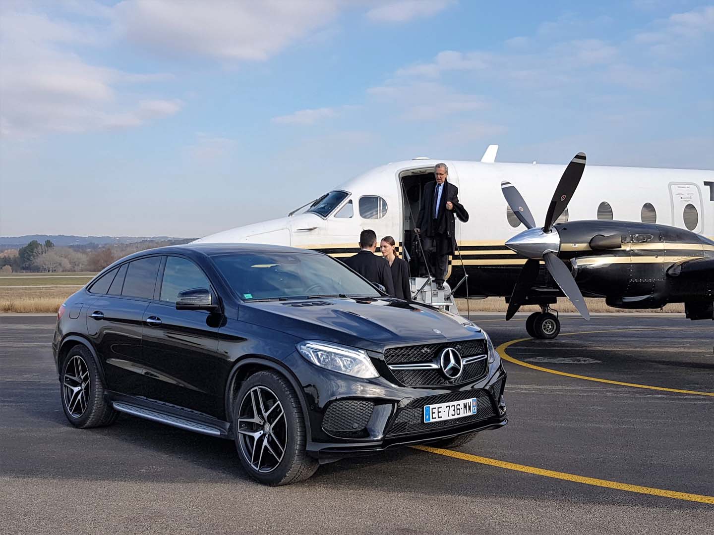 Mercedes-Benz GLE accueil VTC aéroport de Nice