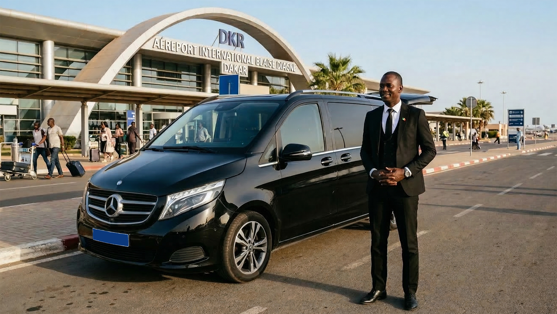 Chauffeur privé en minibus à Dakar