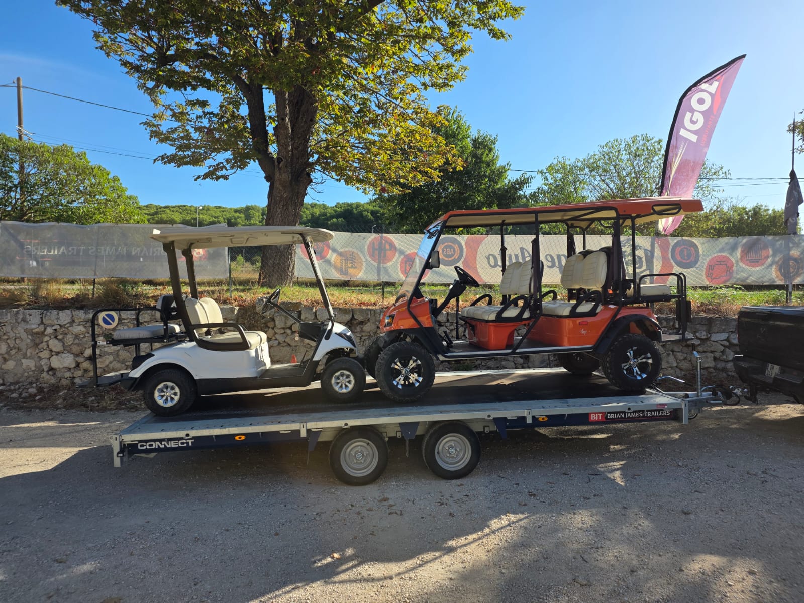 Location golfette avec ou sans chauffeur